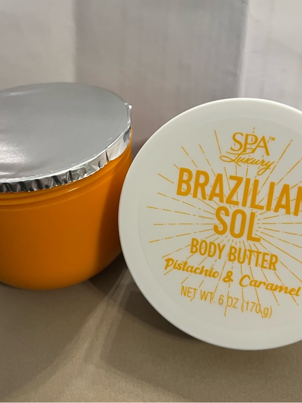 Brazilian Sol Pistachio & Caramel Body Butter - NEW SEALED 🎈5 TUB BUNDLE🎈 - Picture 2 of 7